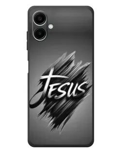 Чехол для Samsung Galaxy A08 с картинкой «Надпись Jesus Graffiti»