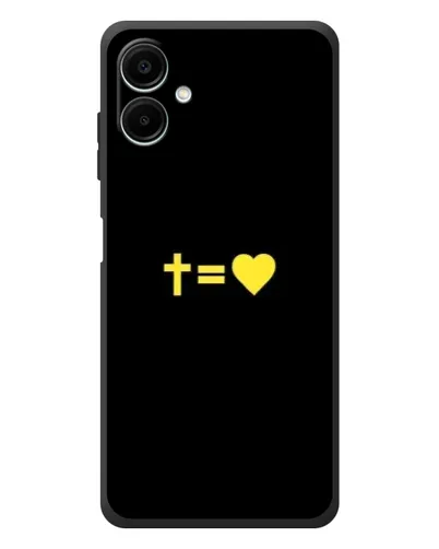 Чехол для Samsung Galaxy A08 с картинкой «Сердце и Крест» Чехол для Samsung Galaxy A08 с картинкой «Сердце и Крест»