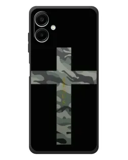 Чехол для Samsung Galaxy A08 с картинкой «Милитари Крест»