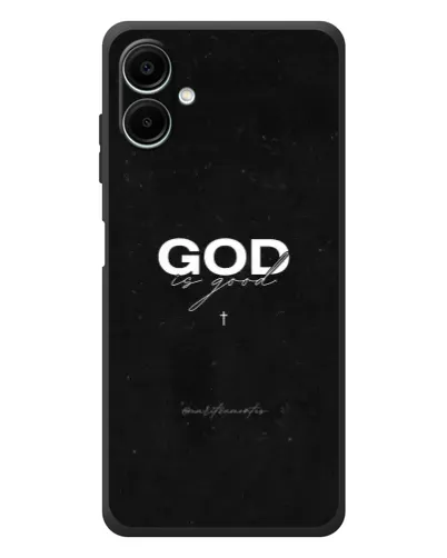 Чехол для Samsung Galaxy A08 с картинкой «GOD — Бог над всем» Чехол для Samsung Galaxy A08 с картинкой «GOD — Бог над всем»