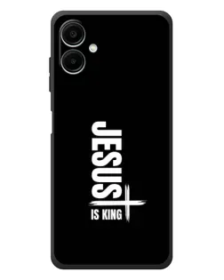 Чехол для Samsung Galaxy A08 с картинкой «Вертикаль веры Jesus»