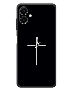 Чехол для Samsung Galaxy A08 с картинкой «Тонкий крест»