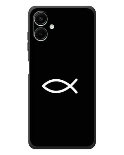 Чехол для Samsung Galaxy A08 с картинкой «Символ рыбы Jesus» Чехол для Samsung Galaxy A08 с картинкой «Символ рыбы Jesus»
