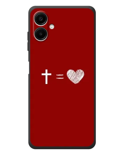 Чехол для Samsung Galaxy A08 с картинкой «Уравнение любви» Чехол для Samsung Galaxy A08 с картинкой «Уравнение любви»