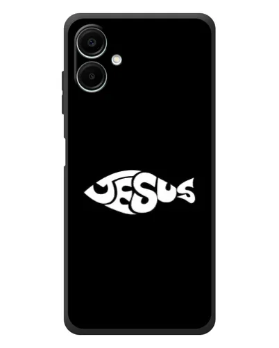 Чехол для Samsung Galaxy A08 с картинкой «Рыба Jesus» Чехол для Samsung Galaxy A08 с картинкой «Рыба Jesus»