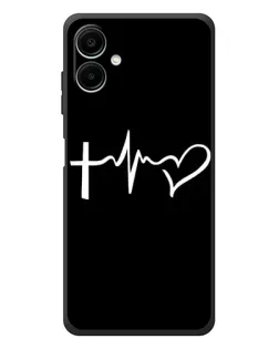 Чехол для Samsung Galaxy A08 с картинкой «Пульс веры»
