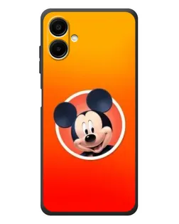 Чехол для Samsung Galaxy A08 с картинкой «Mickey в круге»