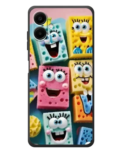 Чехол для Samsung Galaxy A08 с картинкой «Цветные губки» Чехол для Samsung Galaxy A08 с картинкой «Цветные губки»