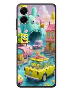 Чехол для Samsung Galaxy A08 с картинкой «Монстр-трак приключения»