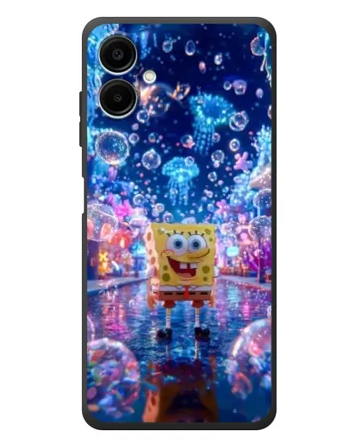 Чехол для Samsung Galaxy A08 с картинкой «Неоновый океан» Чехол для Samsung Galaxy A08 с картинкой «Неоновый океан»