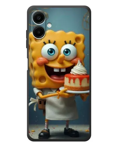 Чехол для Samsung Galaxy A08 с картинкой «Повар Спанч Боб» Чехол для Samsung Galaxy A08 с картинкой «Повар Спанч Боб»