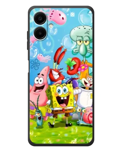 Чехол для Samsung Galaxy A08 с картинкой «Губка Боб и друзья» Чехол для Samsung Galaxy A08 с картинкой «Губка Боб и друзья»