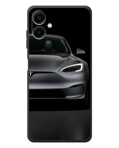 Чехол для Samsung Galaxy A08 с картинкой «Tesla Model S Look» Чехол для Samsung Galaxy A08 с картинкой «Tesla Model S Look»