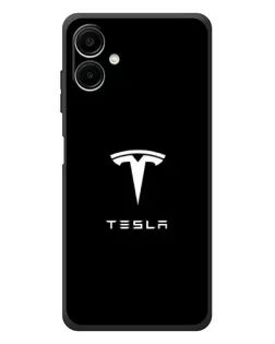 Чехол для Samsung Galaxy A08 с картинкой «Tesla White Logo» Чехол для Samsung Galaxy A08 с картинкой «Tesla White Logo»