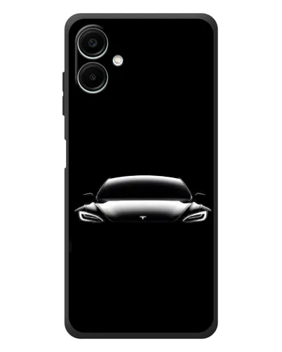 Чехол для Samsung Galaxy A08 с картинкой «Фары Tesla Night» Чехол для Samsung Galaxy A08 с картинкой «Фары Tesla Night»