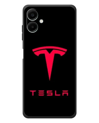 Чехол для Samsung Galaxy A08 с картинкой «Tesla Red Logo» Чехол для Samsung Galaxy A08 с картинкой «Tesla Red Logo»