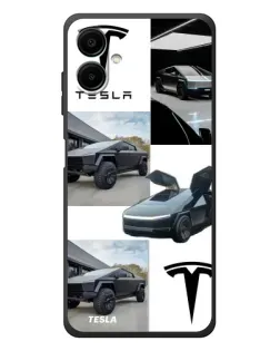 Чехол для Samsung Galaxy A08 с картинкой «Коллаж Cybertruck Tesla» Чехол для Samsung Galaxy A08 с картинкой «Коллаж Cybertruck Tesla»