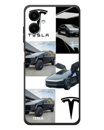 Чехол для Samsung Galaxy A08 с картинкой «Коллаж Cybertruck Tesla» Чехол для Samsung Galaxy A08 с картинкой «Коллаж Cybertruck Tesla»