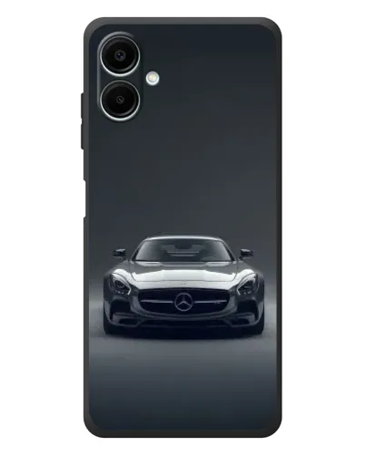 Чехол для Samsung Galaxy A08 с картинкой «Mercedes на черном» Чехол для Samsung Galaxy A08 с картинкой «Mercedes на черном»