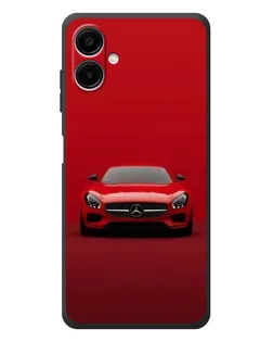 Чехол для Samsung Galaxy A08 с картинкой «Красный Mercedes AMG»