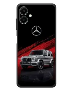 Чехол для Samsung Galaxy A08 с картинкой «Mercedes G-Class красный»