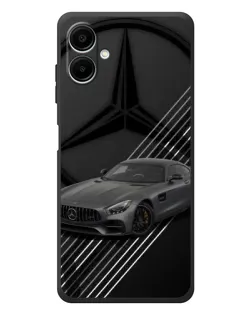 Чехол для Samsung Galaxy A08 с картинкой «Mercedes AMG — графика»