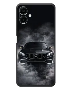Чехол для Samsung Galaxy A08 с картинкой «Mercedes в дыму»