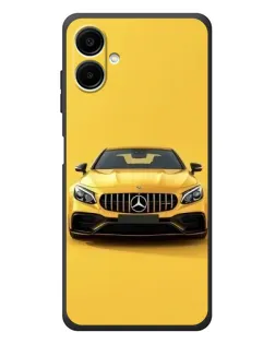 Чехол для Samsung Galaxy A08 с картинкой «Желтый Mercedes GT»