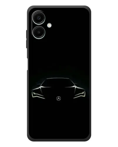 Чехол для Samsung Galaxy A08 с картинкой «Mercedes — силуэт авто» Чехол для Samsung Galaxy A08 с картинкой «Mercedes — силуэт авто»