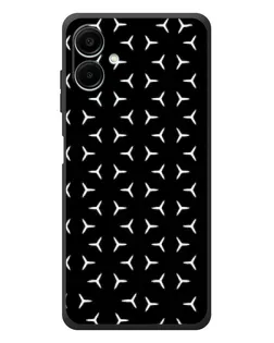 Чехол для Samsung Galaxy A08 с картинкой «Mercedes паттерн звезд»