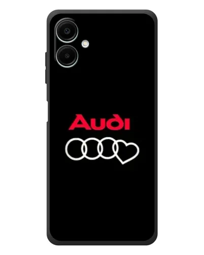 Чехол для Samsung Galaxy A08 с картинкой «Логотип Audi Heart»