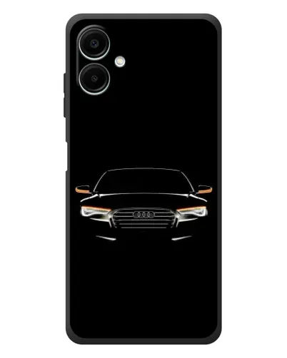 Чехол для Samsung Galaxy A08 с картинкой «Audi — ночной контур»