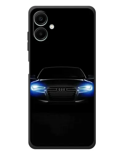 Чехол для Samsung Galaxy A08 с картинкой «Audi в неоне»