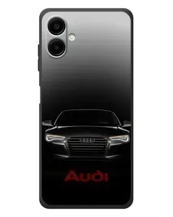 Чехол для Samsung Galaxy A08 с картинкой «Audi — градиентный контур» Чехол для Samsung Galaxy A08 с картинкой «Audi — градиентный контур»