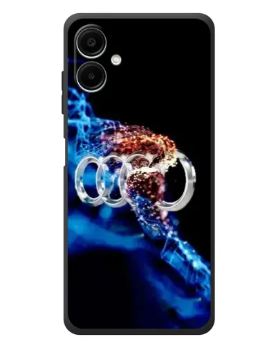 Чехол для Samsung Galaxy A08 с картинкой «Энергия лого Audi»