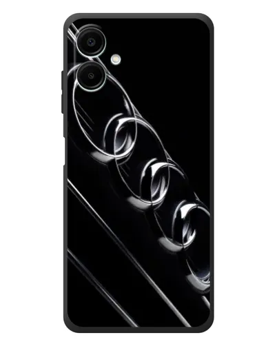Чехол для Samsung Galaxy A08 с картинкой «Audi — абстрактные кольца»
