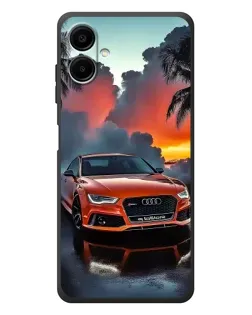 Чехол для Samsung Galaxy A08 с картинкой «Audi — закат» Чехол для Samsung Galaxy A08 с картинкой «Audi — закат»