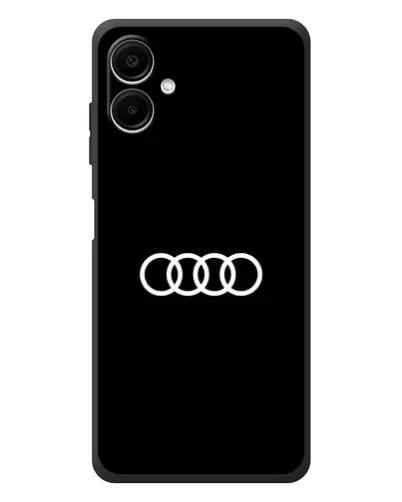 Чехол для Samsung Galaxy A08 с картинкой «Audi White Logo»