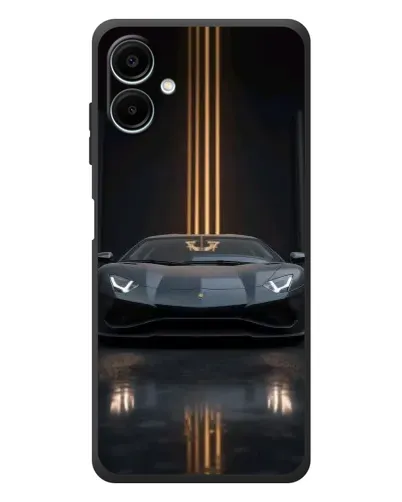 Чехол для Samsung Galaxy A08 с картинкой «Lamborghini золотые линии» Чехол для Samsung Galaxy A08 с картинкой «Lamborghini золотые линии»
