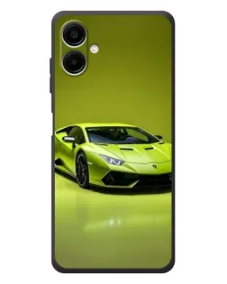 Чехол для Samsung Galaxy A08 с картинкой «Салатовый Lamborghini Huracan»