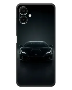 Чехол для Samsung Galaxy A08 с картинкой «Черный Lamborghini Aventador»