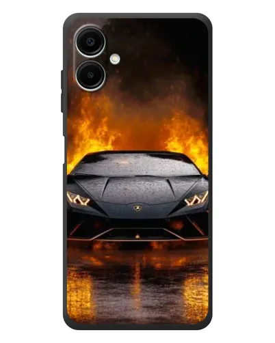 Чехол для Samsung Galaxy A08 с картинкой «Lamborghini в огне» Чехол для Samsung Galaxy A08 с картинкой «Lamborghini в огне»