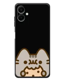 Чехол для Samsung Galaxy A08 с картинкой «Пушин на черном» Чехол для Samsung Galaxy A08 с картинкой «Пушин на черном»