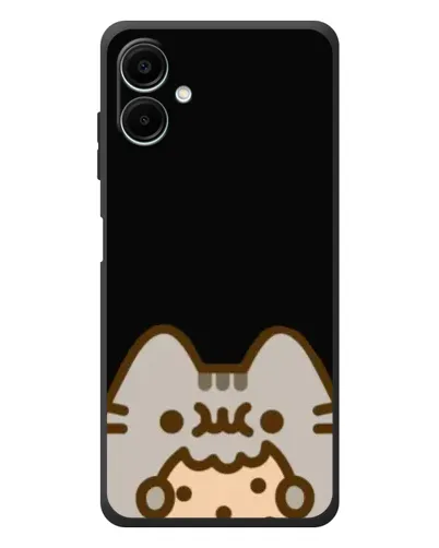 Чехол для Samsung Galaxy A08 с картинкой «Пушин на черном» Чехол для Samsung Galaxy A08 с картинкой «Пушин на черном»