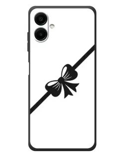 Чехол для Samsung Galaxy A08 с картинкой «Диагональный бант»