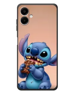 Чехол для Samsung Galaxy A08 с картинкой «Стич ест шоколад» Чехол для Samsung Galaxy A08 с картинкой «Стич ест шоколад»