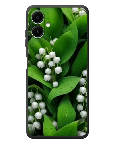 Чехол для Samsung Galaxy A08 с картинкой «Ландыши в зелени» Чехол для Samsung Galaxy A08 с картинкой «Ландыши в зелени»