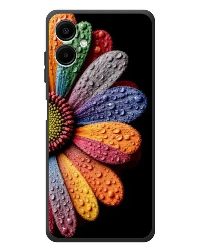 Чехол для Samsung Galaxy A08 с картинкой «Радужный цветок» Чехол для Samsung Galaxy A08 с картинкой «Радужный цветок»