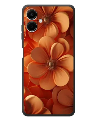 Чехол для Samsung Galaxy A08 с картинкой «Оранжевый макро цветок» Чехол для Samsung Galaxy A08 с картинкой «Оранжевый макро цветок»