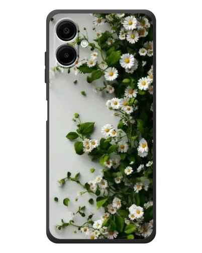 Чехол для Samsung Galaxy A08 с картинкой «Ветка мелких белых цветов» Чехол для Samsung Galaxy A08 с картинкой «Ветка мелких белых цветов»